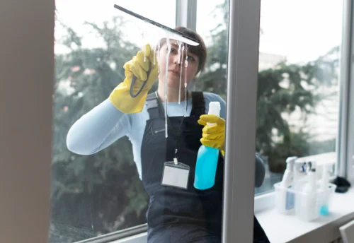 Nettoyage de vitres intérieures et extérieures à Mévoisins